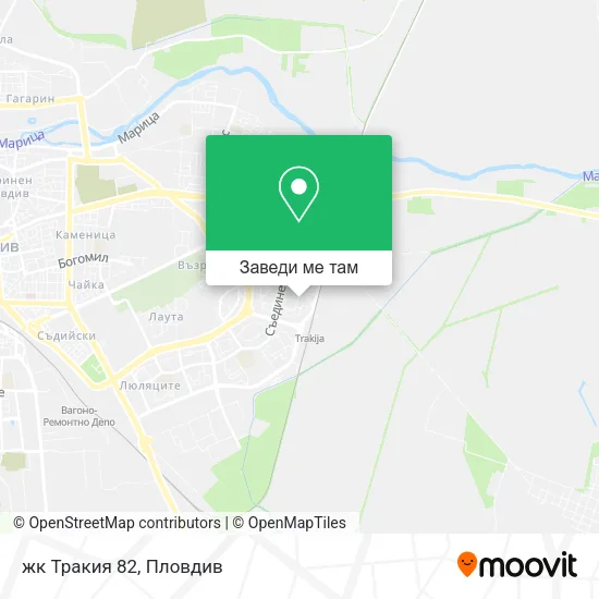 жк Тракия 82 карта