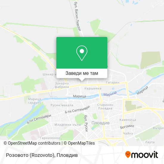 Розовото (Rozovoto) карта