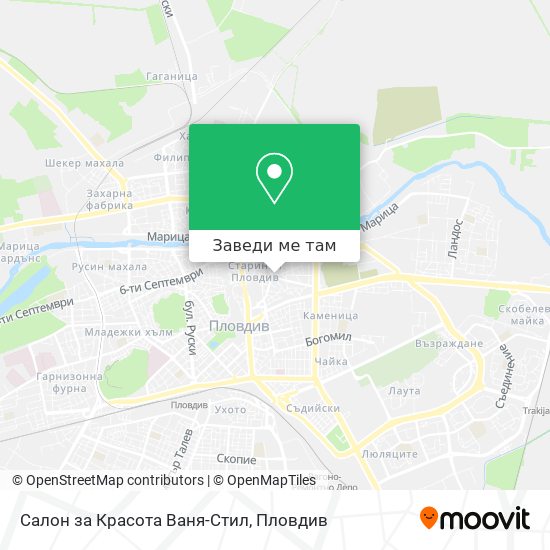 Салон за Красота Ваня-Стил карта