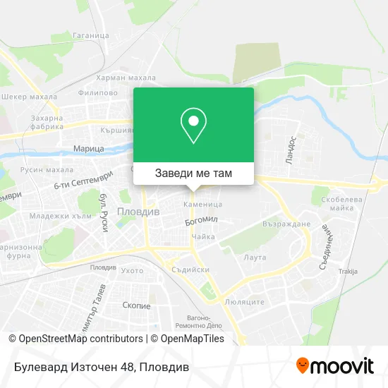 Булевард Източен 48 карта