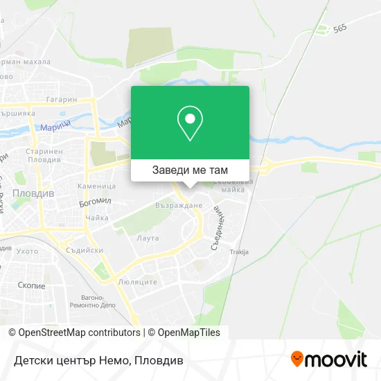 Детски център Немо карта