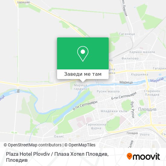 Plaza Hotel Plovdiv / Плаза Хотел Пловдив карта