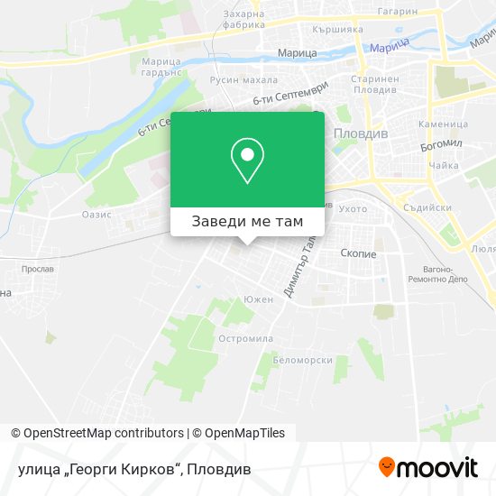 улица „Георги Кирков“ карта