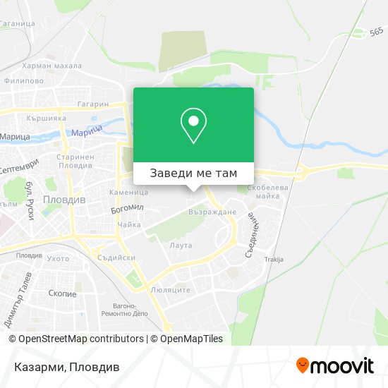 Казарми карта