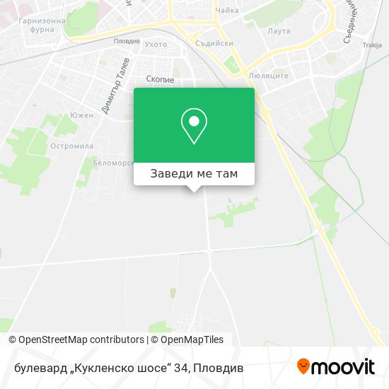 булевард „Кукленско шосе“ 34 карта