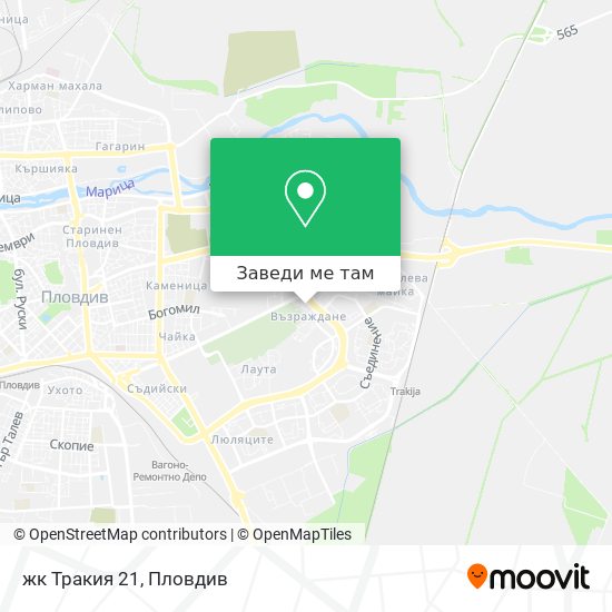 жк Тракия 21 карта