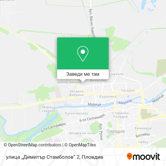 улица „Димитър Стамболов“ 2 карта