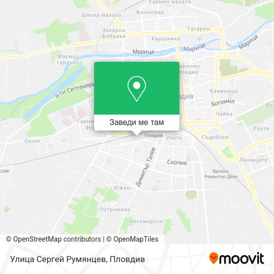 Улица Сергей Румянцев карта