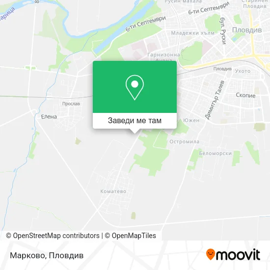 Марково карта