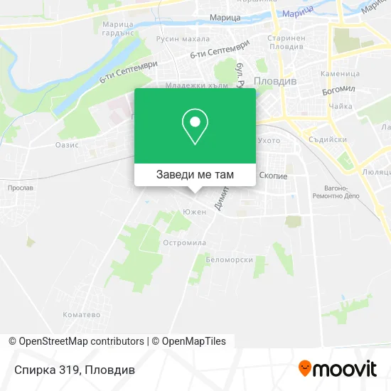 Спирка 319 карта