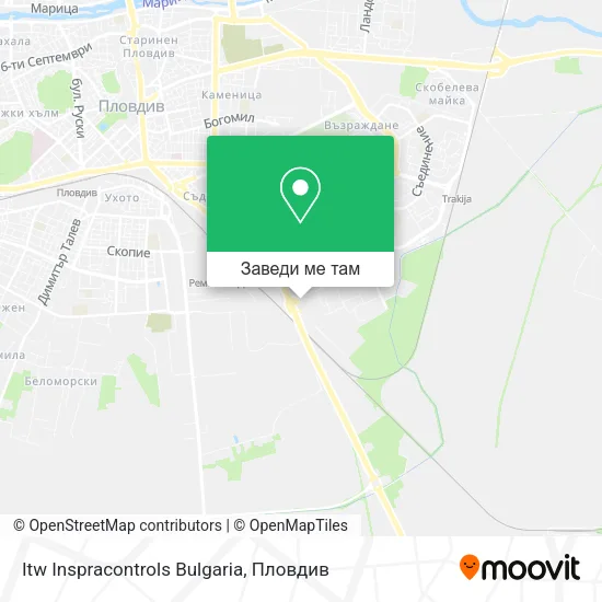 Itw Inspracontrols  Bulgaria карта