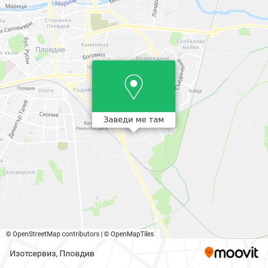 Изотсервиз карта