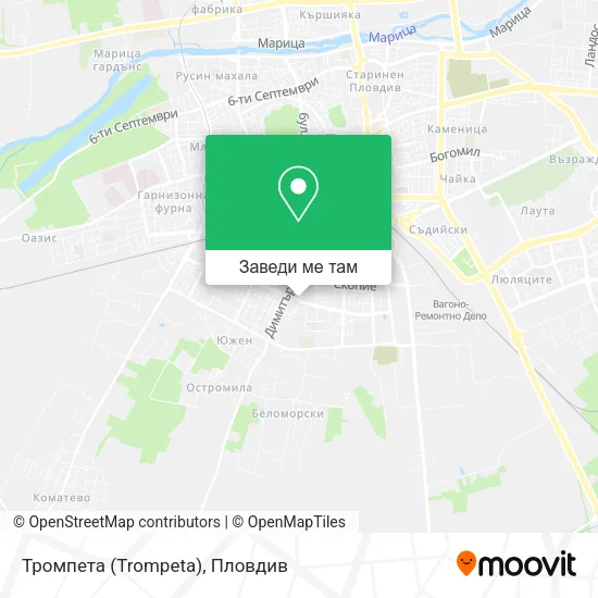 Тромпета (Trompeta) карта