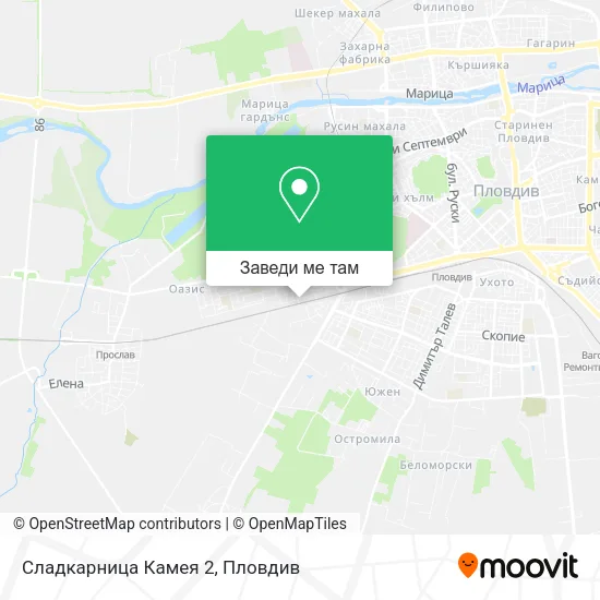 Сладкарница Камея 2 карта