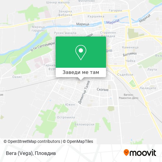 Вега (Vega) карта
