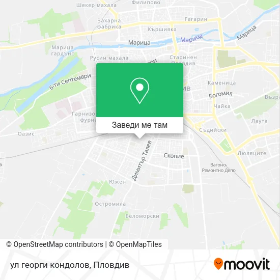 ул георги кондолов карта