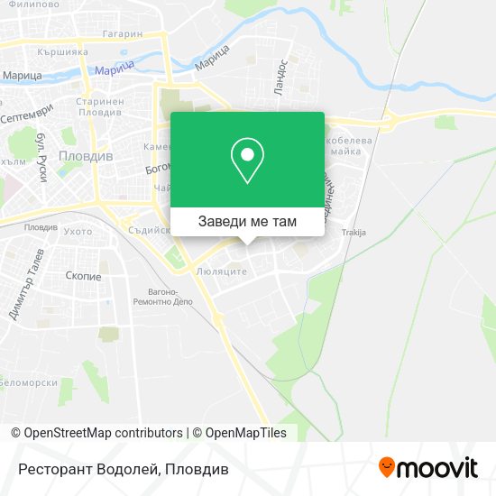 Ресторант Водолей карта