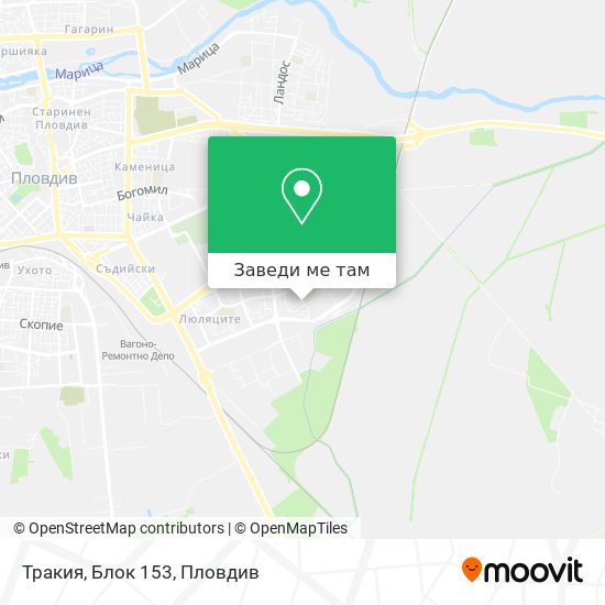 Тракия, Блок 153 карта