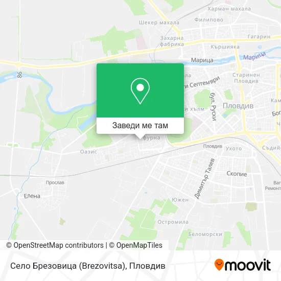 Село Брезовица (Brezovitsa) карта