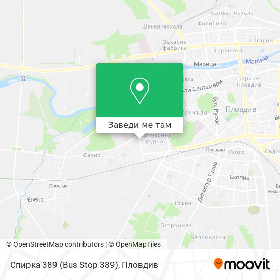 Спирка 389 (Bus Stop 389) карта