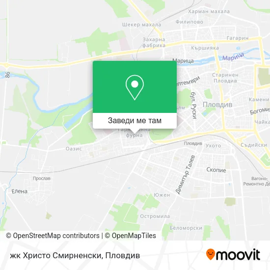 жк Христо Смирненски карта