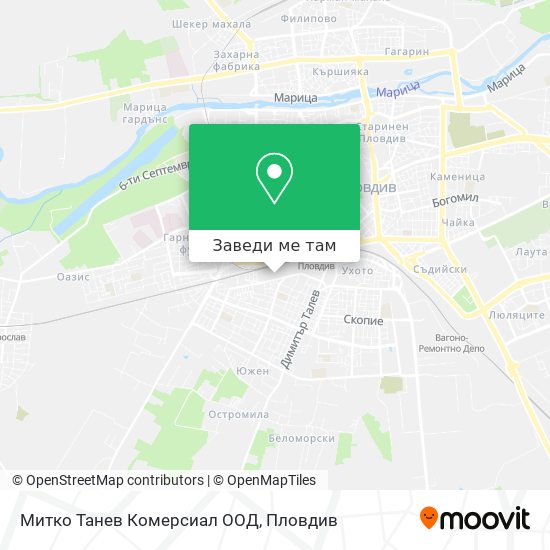 Митко Танев Комерсиал ООД карта