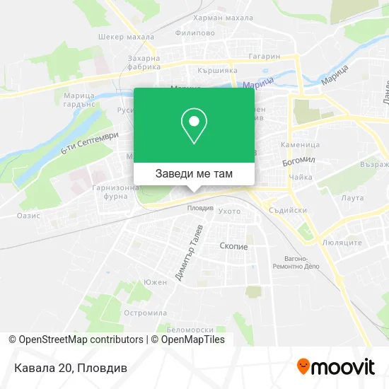 Кавала 20 карта