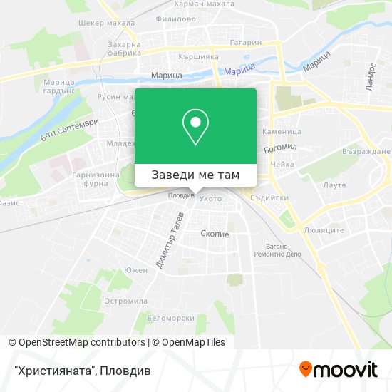 "Християната" карта