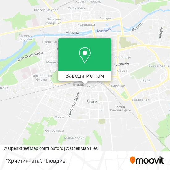 "Християната" карта