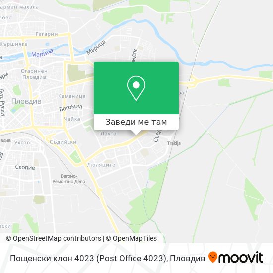 Пощенски клон 4023 (Post Office 4023) карта