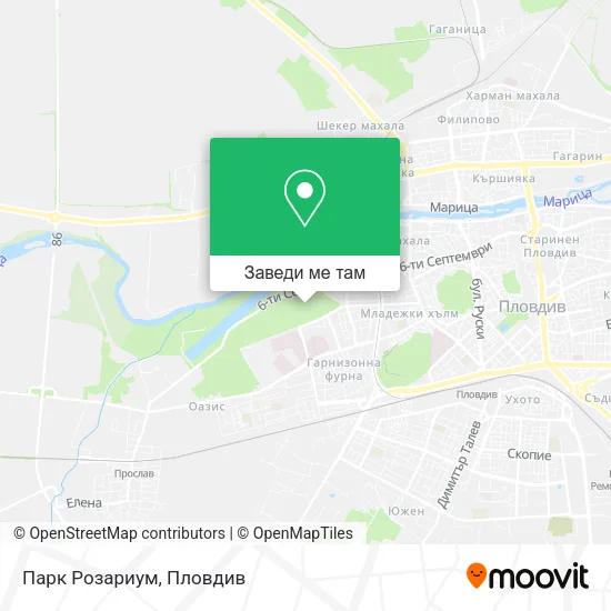 Парк Розариум карта