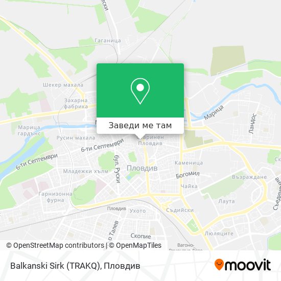 Balkanski Sirk (TRAKQ) карта