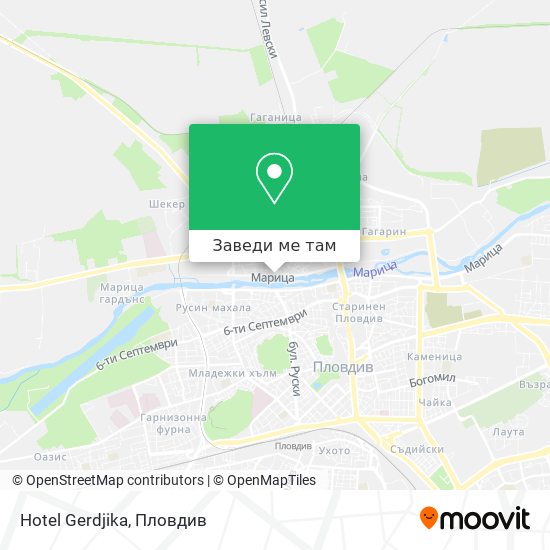 Hotel Gerdjika карта