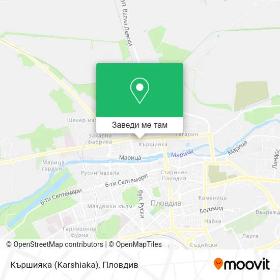 Кършияка (Karshiaka) карта