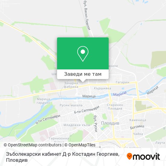 Зъболекарски кабинет Д-р Костадин Георгиев карта