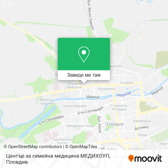 Център за семейна медицина МЕДИХОУП карта