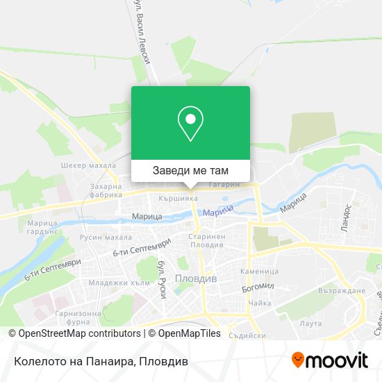 Колелото на Панаира карта