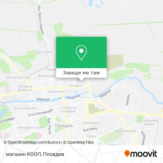 магазин КООП карта