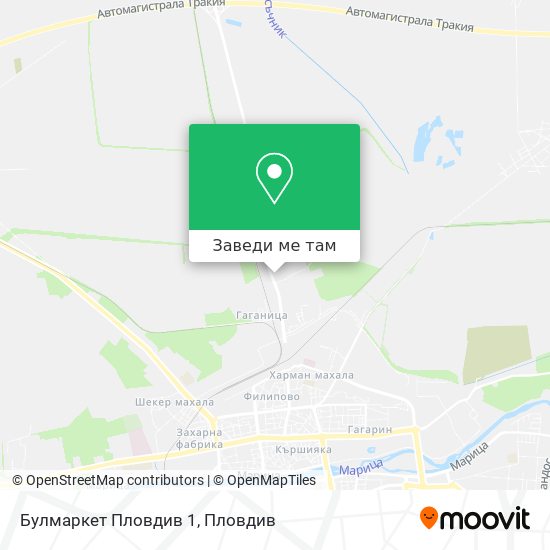 Булмаркет Пловдив 1 карта