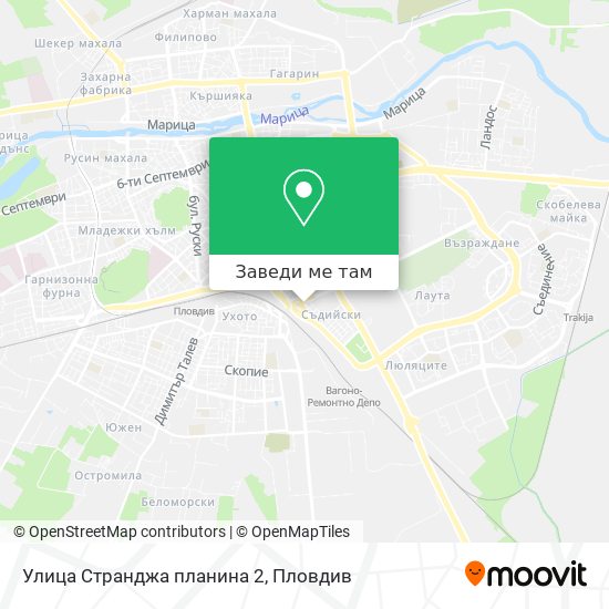 Улица Странджа планина 2 карта