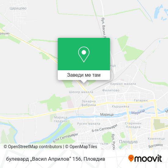 булевард „Васил Априлов“ 156 карта