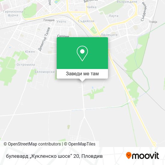 булевард „Кукленско шосе“ 20 карта