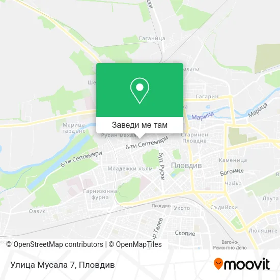 Улица Мусала 7 карта