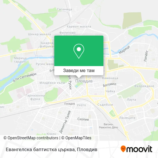 Евангелска баптистка църква карта