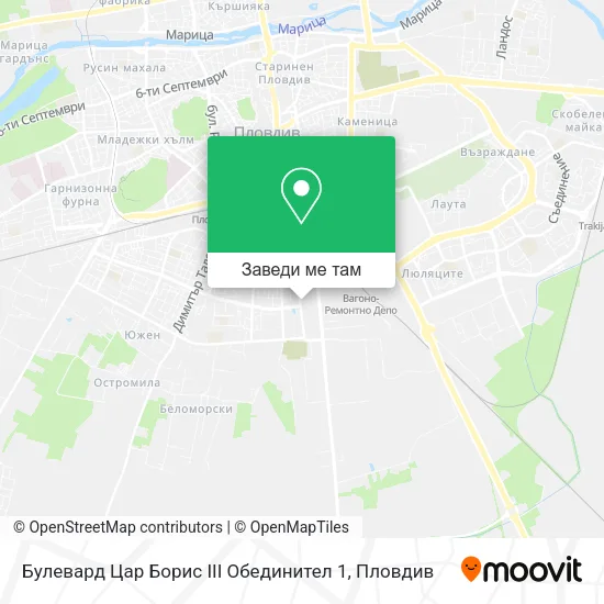 Булевард Цар Борис III Обединител 1 карта