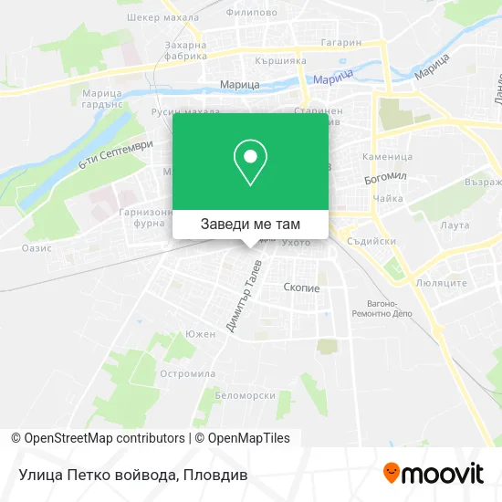 Улица Петко войвода карта