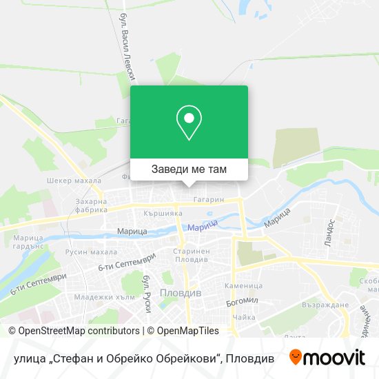 улица „Стефан и Обрейко Обрейкови“ карта