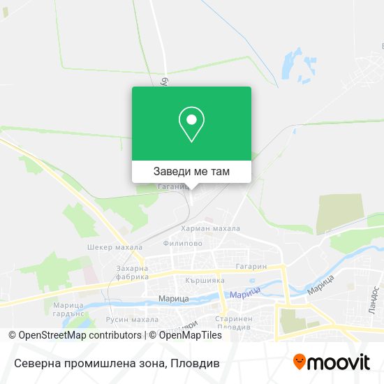 Северна промишлена зона карта