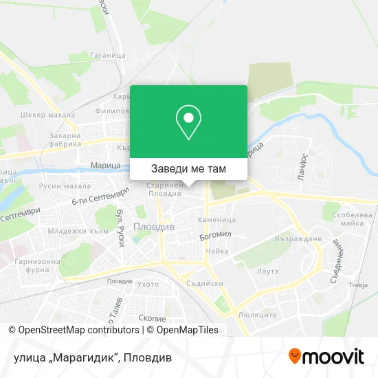 улица „Марагидик“ карта