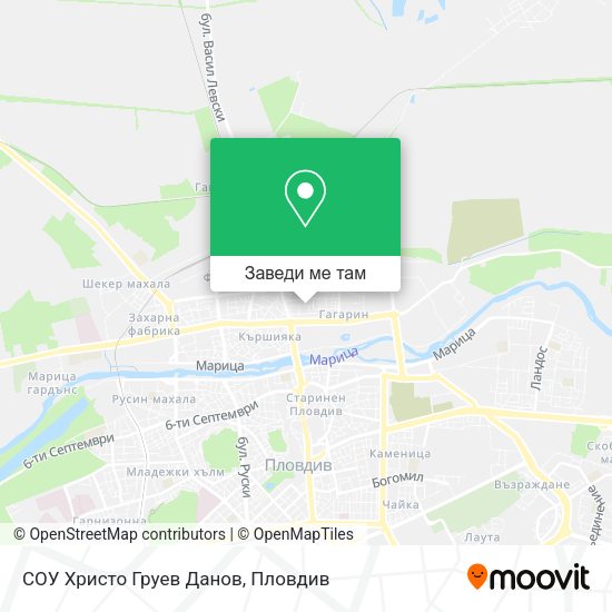 СОУ Христо Груев Данов карта